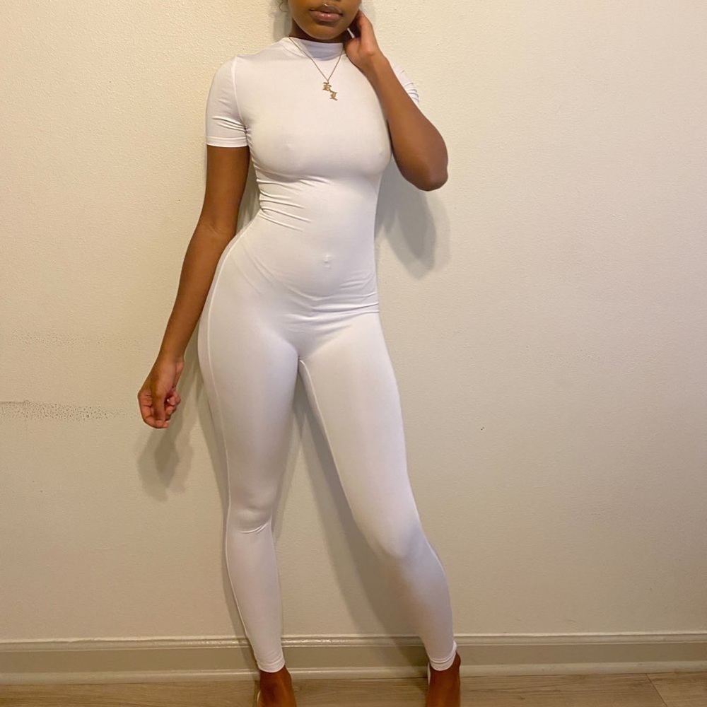 Short Sleeve Jumpsuit